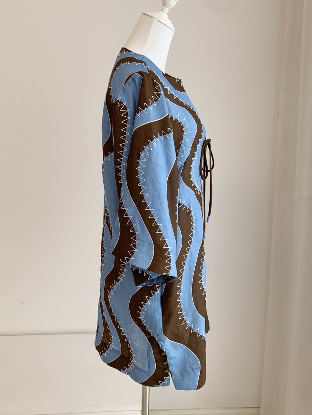Alémais Frankie Mini Dress in Blue - Picture 9 of 12